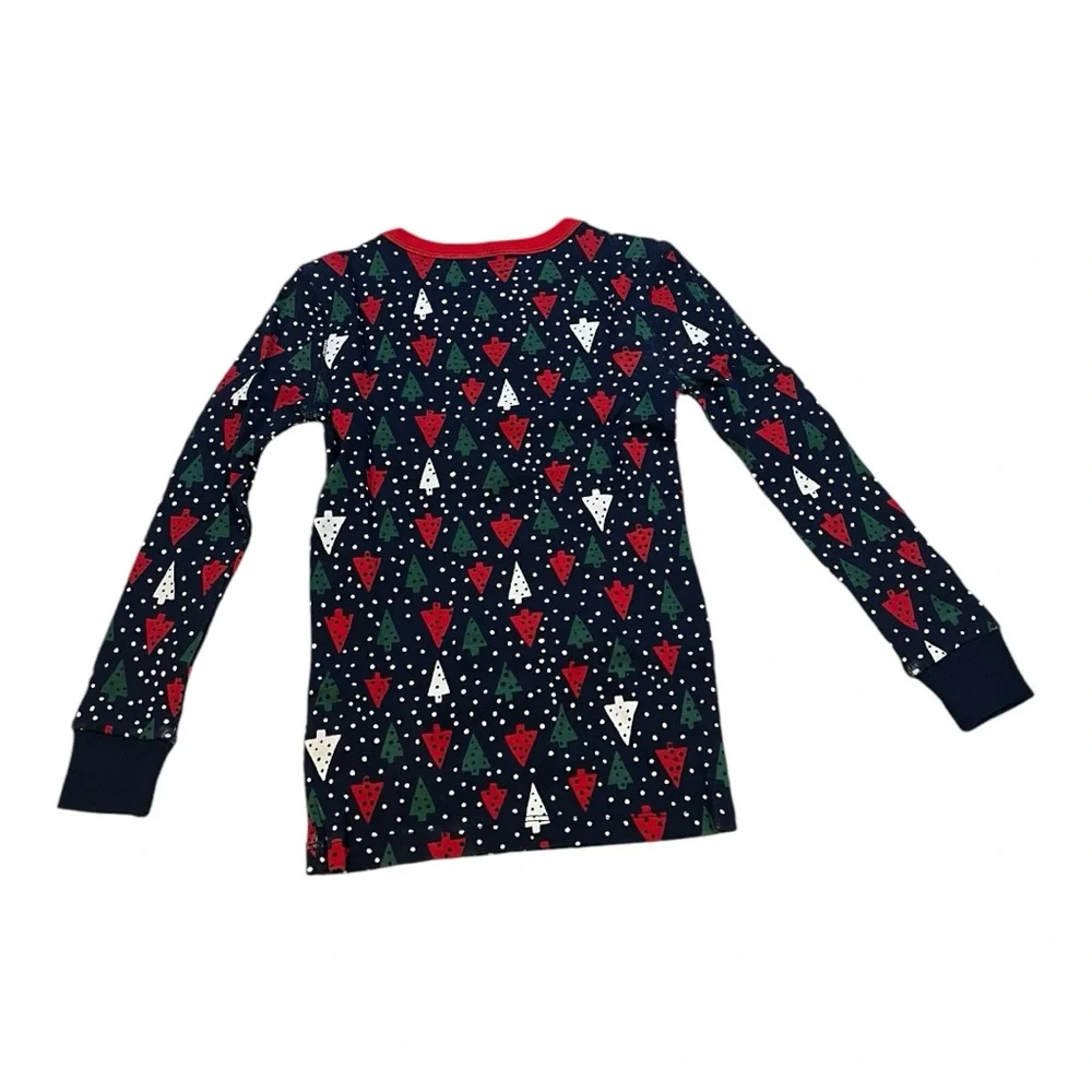 J.Crew X Crewcuts Boys Christmas Jammies Pajama Set Red Blue Christmas Trees NEW - Picture 6 of 16